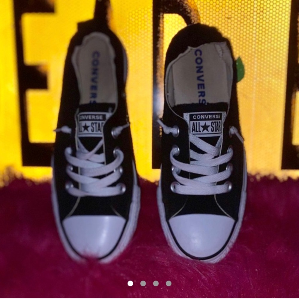 black and white converse